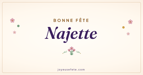 Image « Bonne fête Najette » au format large