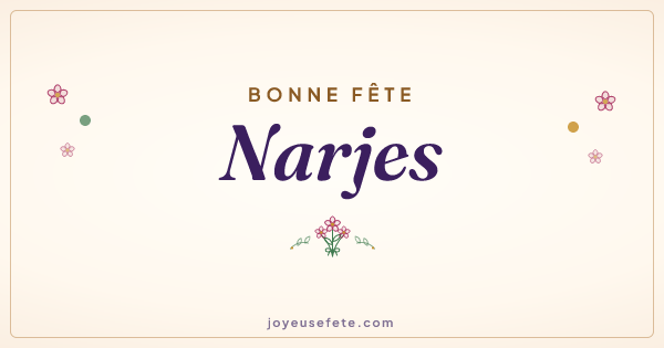 Image « Bonne fête Narjes » au format large