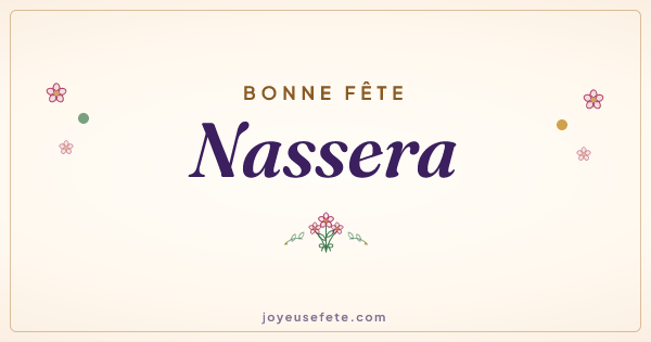 Image « Bonne fête Nassera » au format large