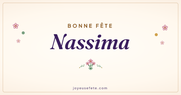 Image « Bonne fête Nassima » au format large