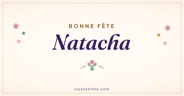 Image « Bonne fête Natacha » au format large