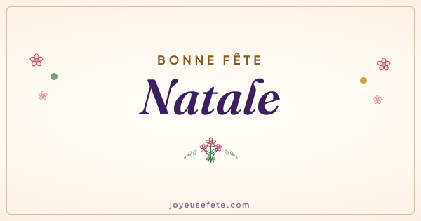 Image « Bonne fête Natale » au format large