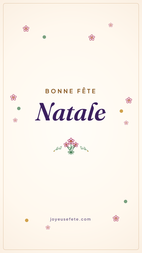 Image « Bonne fête Natale » au format story