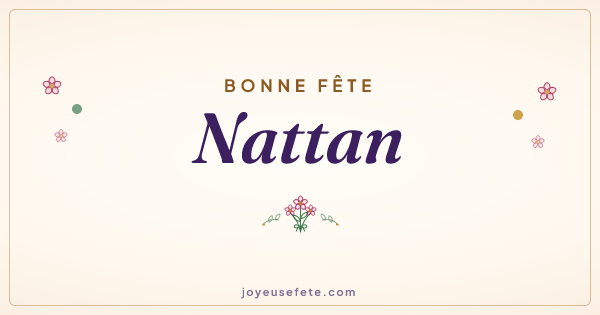 Image « Bonne fête Nattan » au format large