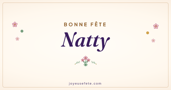 Image « Bonne fête Natty » au format large