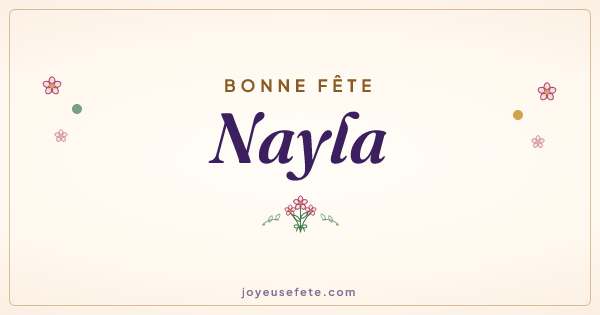 Image « Bonne fête Nayla » au format large