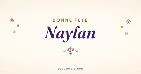 Image « Bonne fête Naylan » au format large