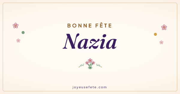 Image « Bonne fête Nazia » au format large