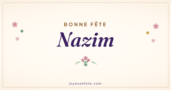 Image « Bonne fête Nazim » au format large