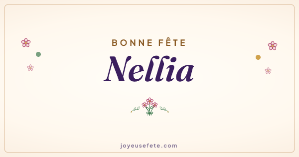 Image « Bonne fête Nellia » au format large