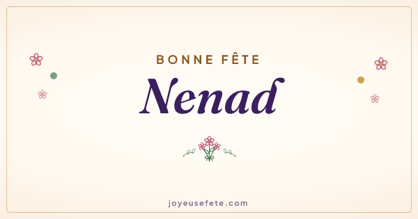Image « Bonne fête Nenad » au format large