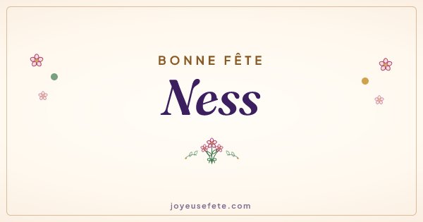 Image « Bonne fête Ness » au format large