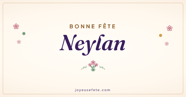 Image « Bonne fête Neylan » au format large