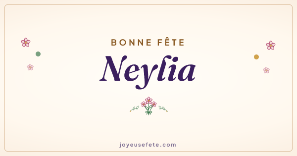 Image « Bonne fête Neylia » au format large