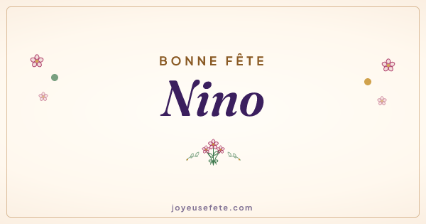 Image « Bonne fête Nino » au format large