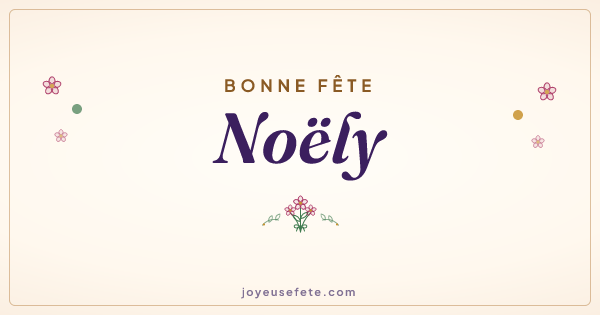 Image « Bonne fête Noëly » au format large