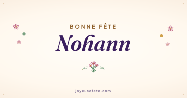 Image « Bonne fête Nohann » au format large