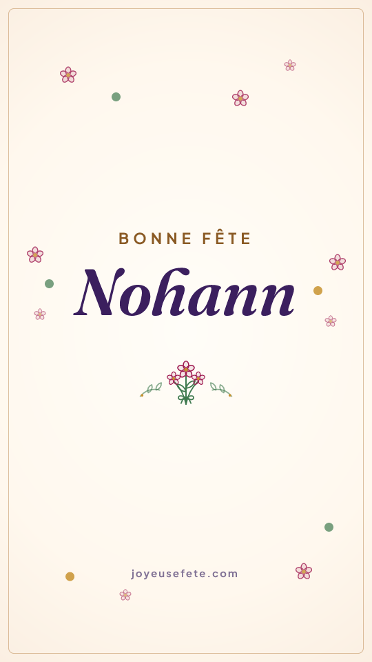 Image « Bonne fête Nohann » au format story
