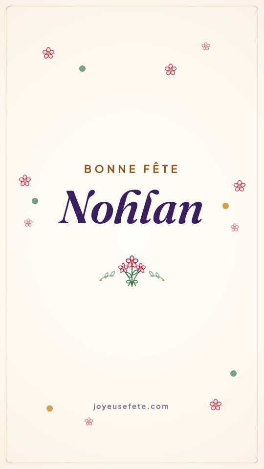Image « Bonne fête Nohlan » au format story