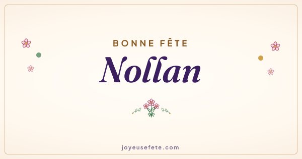 Image « Bonne fête Nollan » au format large
