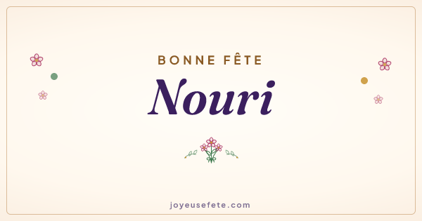 Image « Bonne fête Nouri » au format large