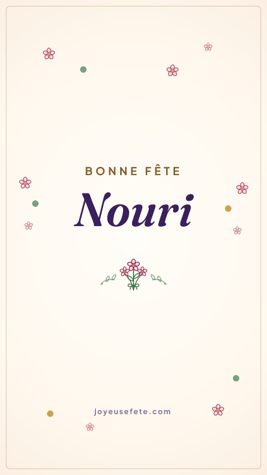 Image « Bonne fête Nouri » au format story
