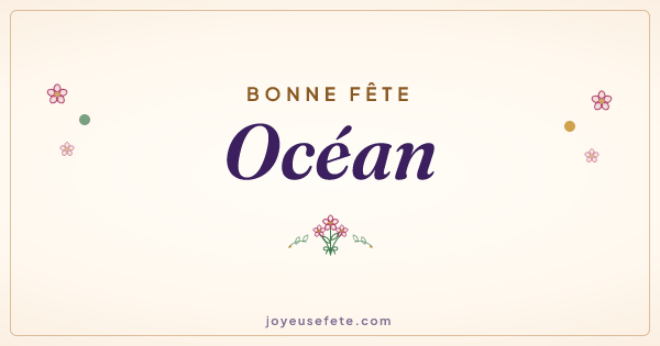 Image « Bonne fête Océan » au format large