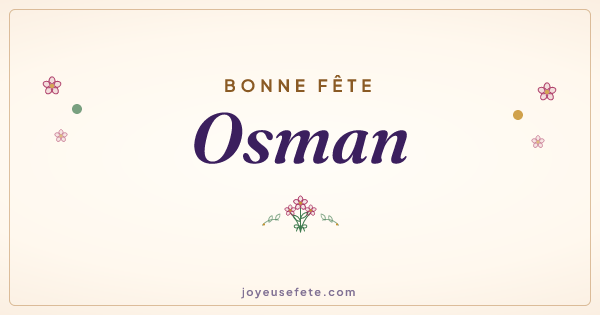 Image « Bonne fête Osman » au format large