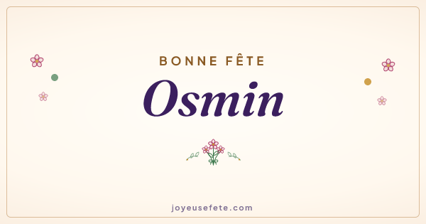 Image « Bonne fête Osmin » au format large