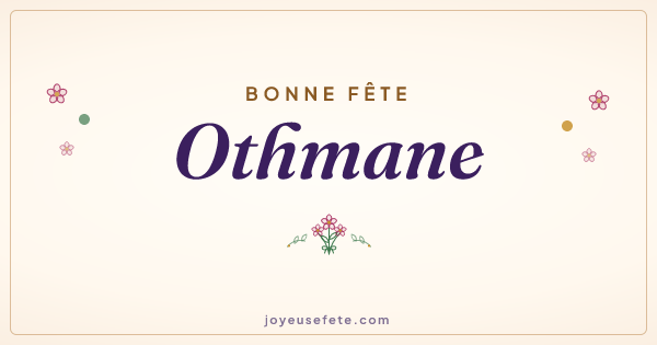 Image « Bonne fête Othmane » au format large