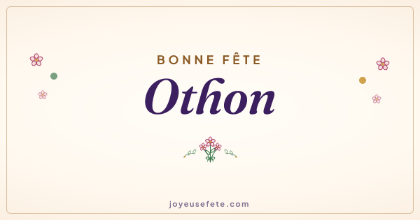 Image « Bonne fête Othon » au format large