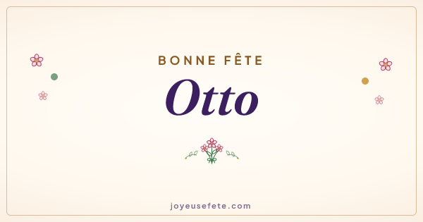 Image « Bonne fête Otto » au format large