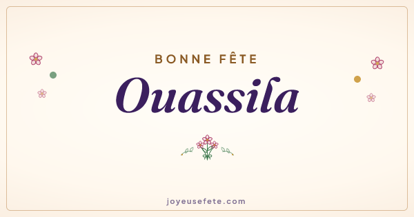 Image « Bonne fête Ouassila » au format large