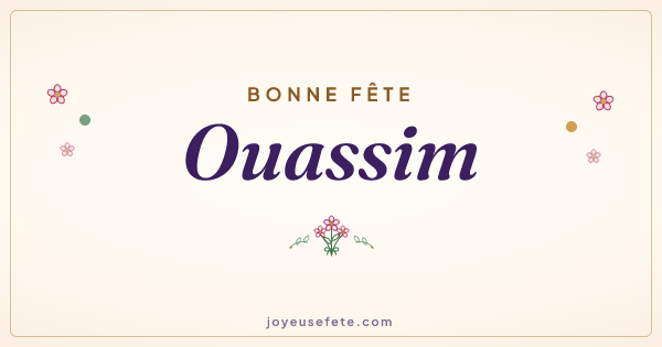 Image « Bonne fête Ouassim » au format large
