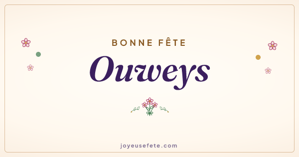 Image « Bonne fête Ouweys » au format large