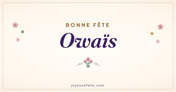 Image « Bonne fête Owaïs » au format large