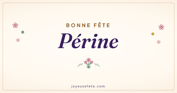 Image « Bonne fête Périne » au format large