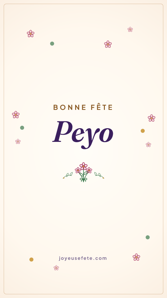 Image « Bonne fête Peyo » au format story