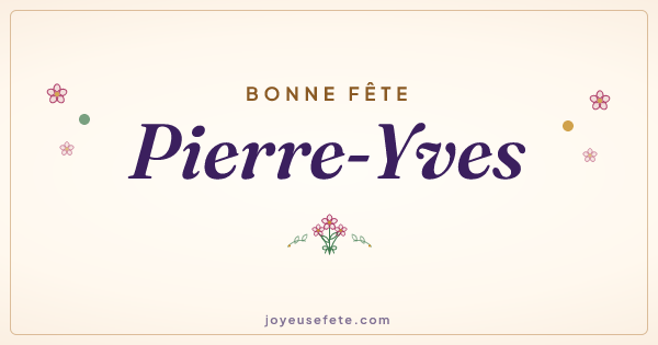 Image « Bonne fête Pierre-Yves » au format large