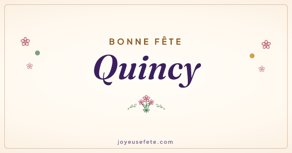Image « Bonne fête Quincy » au format large