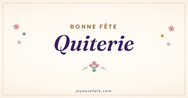 Image « Bonne fête Quiterie » au format large