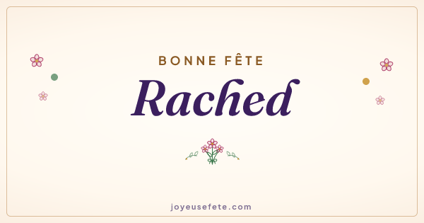 Image « Bonne fête Rached » au format large