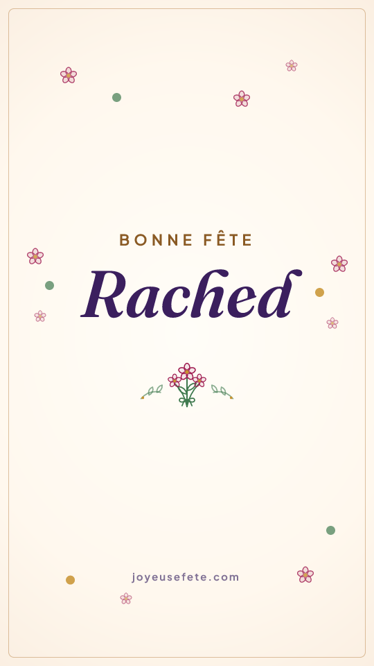 Image « Bonne fête Rached » au format story