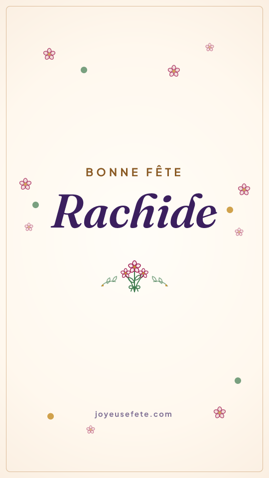 Image « Bonne fête Rachide » au format story
