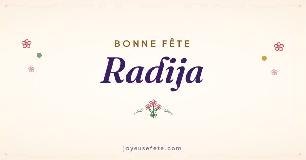 Image « Bonne fête Radija » au format large