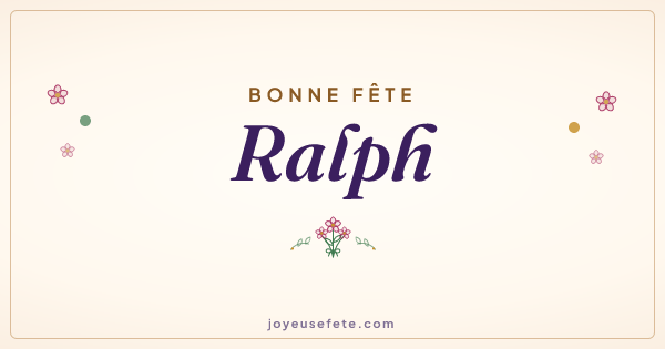 Image « Bonne fête Ralph » au format large
