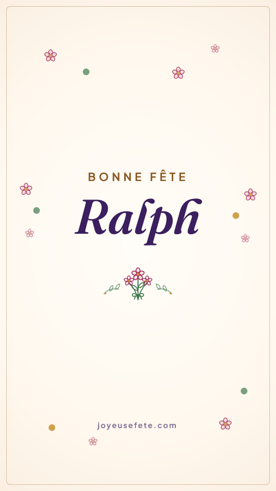 Image « Bonne fête Ralph » au format story
