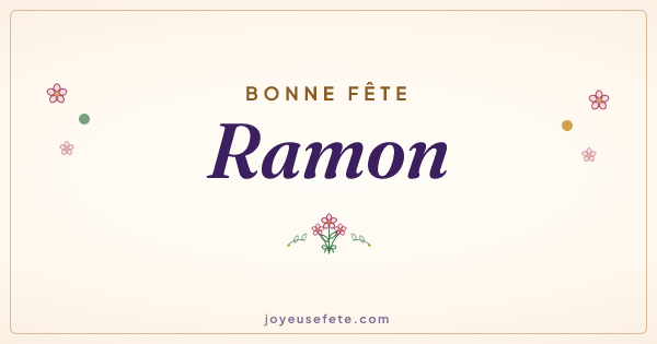 Image « Bonne fête Ramon » au format large
