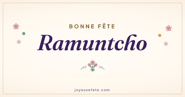 Image « Bonne fête Ramuntcho » au format large