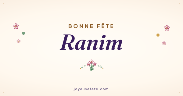 Image « Bonne fête Ranim » au format large